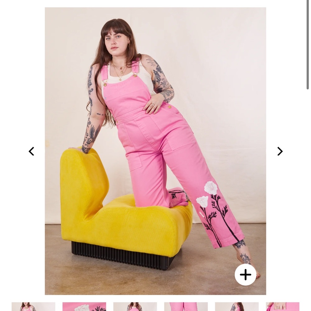 RARE! Big Bud Press California Poppy Overalls